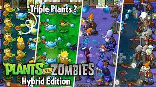 Plants Vs. Zombies Hybrid | PvZ Hybrid | Twin Plants & Even TRIPLE ? | Gameplay & Download #1