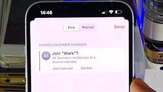 ANY iPhone How To Accept a Calendar Invite!