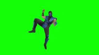 Sub-Zero (not) falling green screen