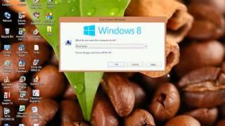 Windows 8 shortcut keys: How to Shut Down/Restart