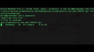 Testing [Eastern Telecom] - Promet Source Rsync Speed