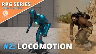 Unreal Engine 5 RPG Tutorial Series - #2: Locomotion - Blendspace, Crouching and Procedural Leaning!