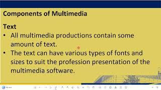 Intro to Multimedia
