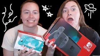 UNBOXING THE NINTENDO SWITCH AND THE NINTENDO SWITCH LITE!