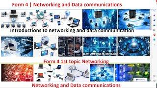 Form 4 | Introduction to Networking and Data communications | Summarized Video