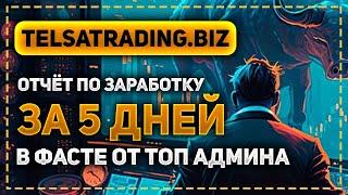 TELSATRADING.BIZ - ЗАРАБОТАЛИ ЗА 5 ДНЕЙ УЖЕ 25% ПРИБЫЛИ! ОБОРОТ КОМАНДЫ ПОЧТИ 10000$!