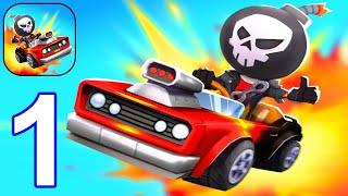 Boom Karts - Gameplay Walkthrough Part 1 Tutorial (iOS, Android Gameplay)