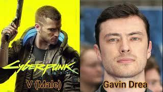 Character and Voice Actor - Cyberpunk 2077 -  V (Male) - Gavin Drea