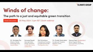 Winds of change: The path to a just and equitable green transition