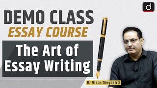 Demo Class - How to prepare for Essay? | Offline at Karol Bagh | Drishti IAS English