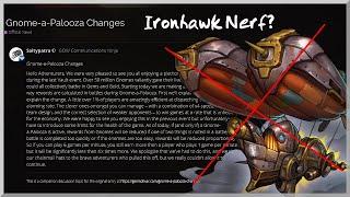 Gems of War - Gnome-a-Palooza Changes (Ironhawk Nerf?)