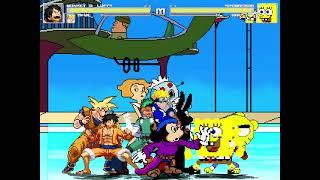 MUGEN Fight - Anime vs. Cartoons