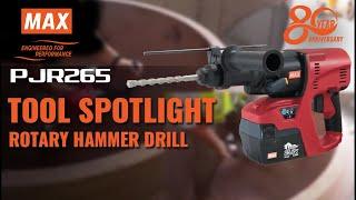 MAX USA Corp. - PRR265, Cordless Brushless Rotary Hammer Drill