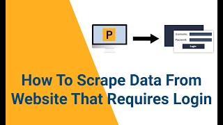 How to scrape data from website that requires login - ProWebScraper