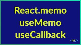 Performance Optimization in React | React.memo, useMemo & useCallback