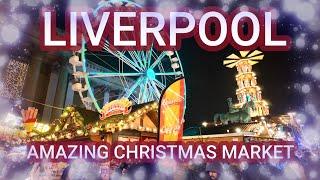 LIVERPOOL Christmas Market 2024 amazing walk with me