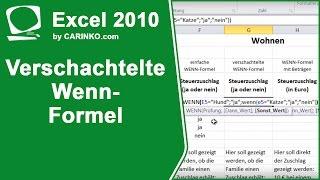 Excel verschachtelte Wenn-Formel einfach erklärt  - carinko.com