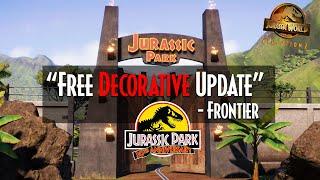 FREE UPDATE NEWS for Jurassic Park's 30th Anniversary | Jurassic World Evolution 2 News