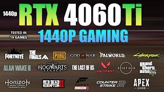 RTX 4060 Ti : 1440p Gaming Test - RTX 4060 Ti Gaming
