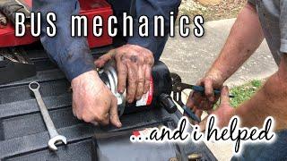 Bus Mechanics with Dad (& I helped!)