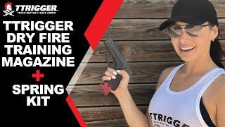 TTRIGGER DRY FIRE TRAINING MAGAZINE FOR GLOCK WITH SPRING KIT - What to expect in the box.