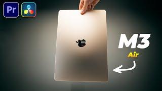 REAL Video Editing Performance on Apple Macbook Air M3 [Premiere Pro & DaVinci Resolve]