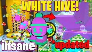 Making The BEST White Hive in Bee Swarm Simulator!