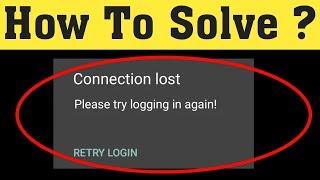 How to Fix Connection Lost RETRY Log in Error in Clash Royale