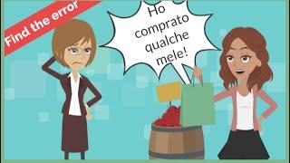 Can you find the error in the dialogue? (Five Most Common Mistakes Foreigners make in Italian).