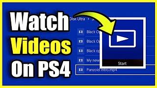 How to install PS4 MEDIA PLAYER to play MKV, AVI, MP4, MPEG 2 Video Files from USB!