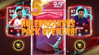 5 RULEBREAKERS PACK OPENİNG!/RULEBREAKERS EVENT/ FC MOBİLE 24