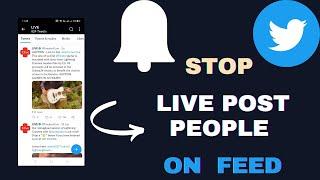 stop twitter live broadcast notification | disable live broadcast notification on twitter