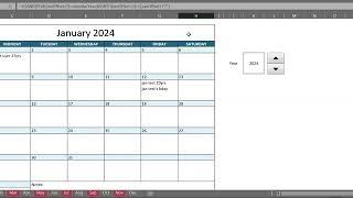 Behind the scenes of creating an excel birthday and anniversary calendar