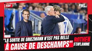 Équipe de France : "la sortie de Griezmann n'est pas belle à cause de Deschamps" tacle Rothen