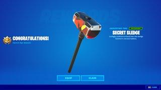 How to Unlock Secret Sledge Pickaxe in Fortnite! (Complete All Covert Ops Quests)