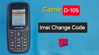 Calme D105 Imei Change Code  Working #imei #calme