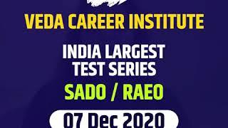 #India  largest Test series...#veda career institute# SADO #RAEO#shorts