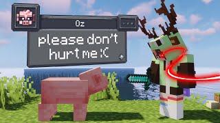 Bullying Talking Animals in Minecraft... (AI Mod)