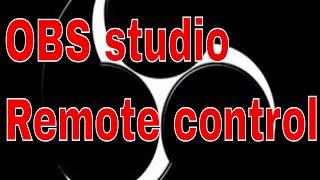 OBS studio remote control