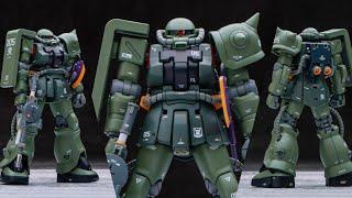 Building Your First Custom Build Gunpla! A Beginner Friendly Tutorial. HGUC Zaku ll F2.