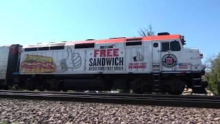 Five Engine Stack Waited For Metra   UPRR Chicago West Line         #train #railway