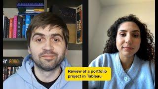 [ENG] Review of a portfolio project in Tableau | Video presentation of a project in a portfolio