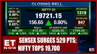 Sensex Hits Fresh Record High, Surges 529 Pts; Nifty Tops 19,700 | Closing Bell | Stock News