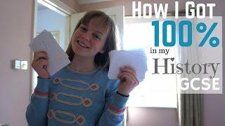 History Study Tips || How I got 100% A* at GCSE