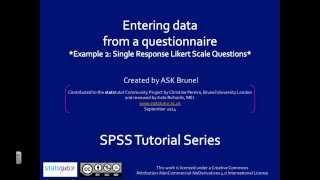 Questionnaire data in SPSS - Likert scale question