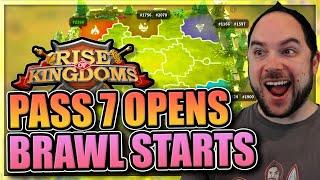 Pass 7 opens [first battles for 2268] Storm of Stratagems KvK in Rise of Kingdoms