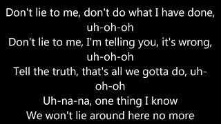 Lena - don't lie to me LYRICS