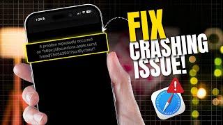 How to Fix Safari Browser Crashing on iPhone after iOS Update | Safari Not Working After iOS 18