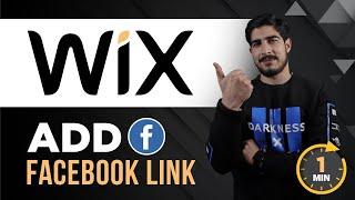 How To Add Facebook Link To Wix Website | Wix Facebook Link | Add Social Media To Wix