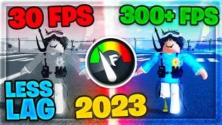 HOW TO BOOST FPS LESS LAG ON ROBLOX IN 2023